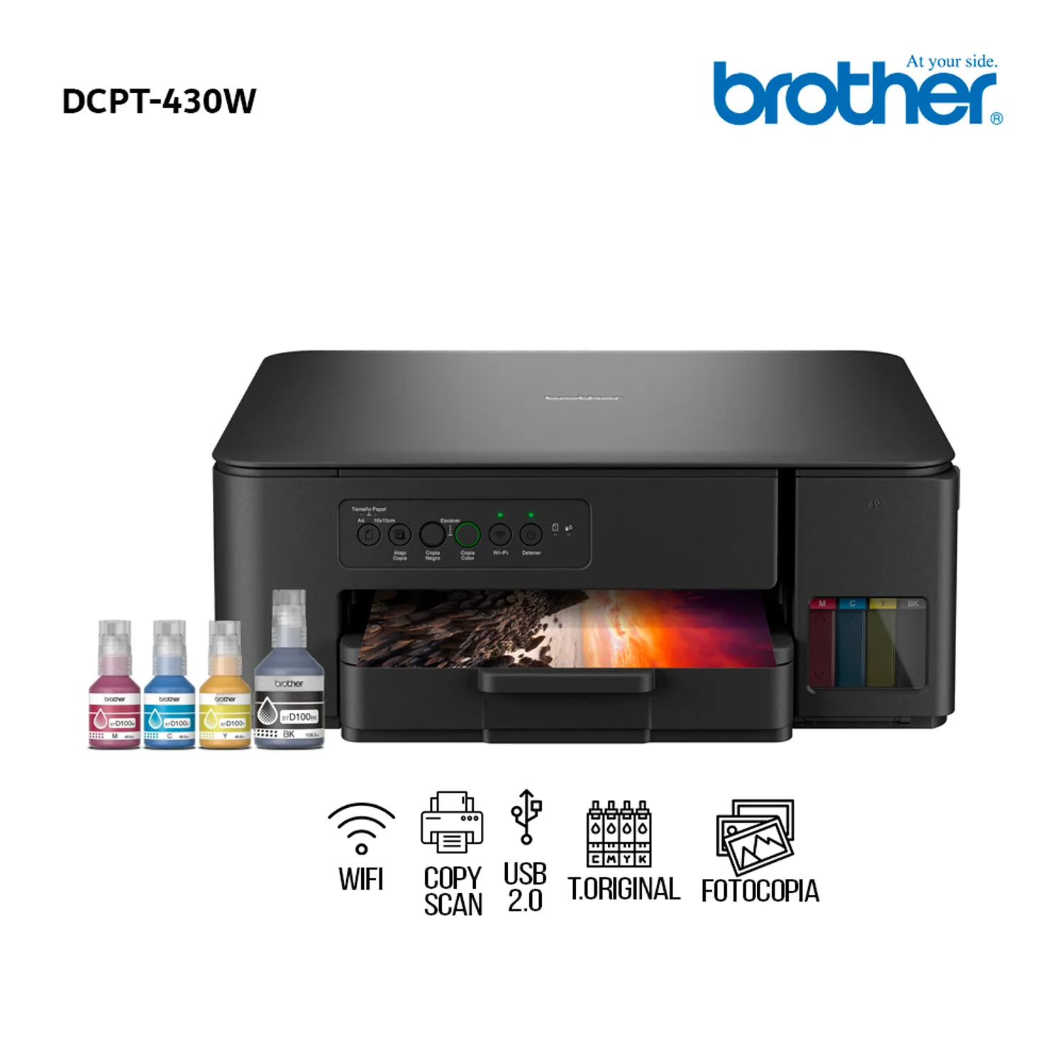 IMPRESORA BROTHER DCP-T430W WIFI/USB